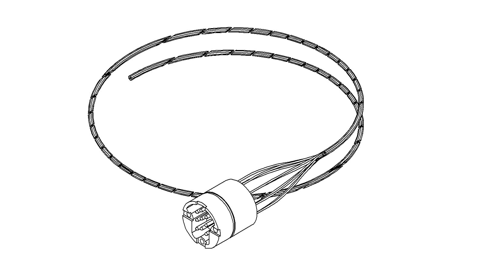 CONNECTOR-CABLE, TYPE-C, IN-VACUUM, 9 PIN, MALE, 39" 제품 이미지