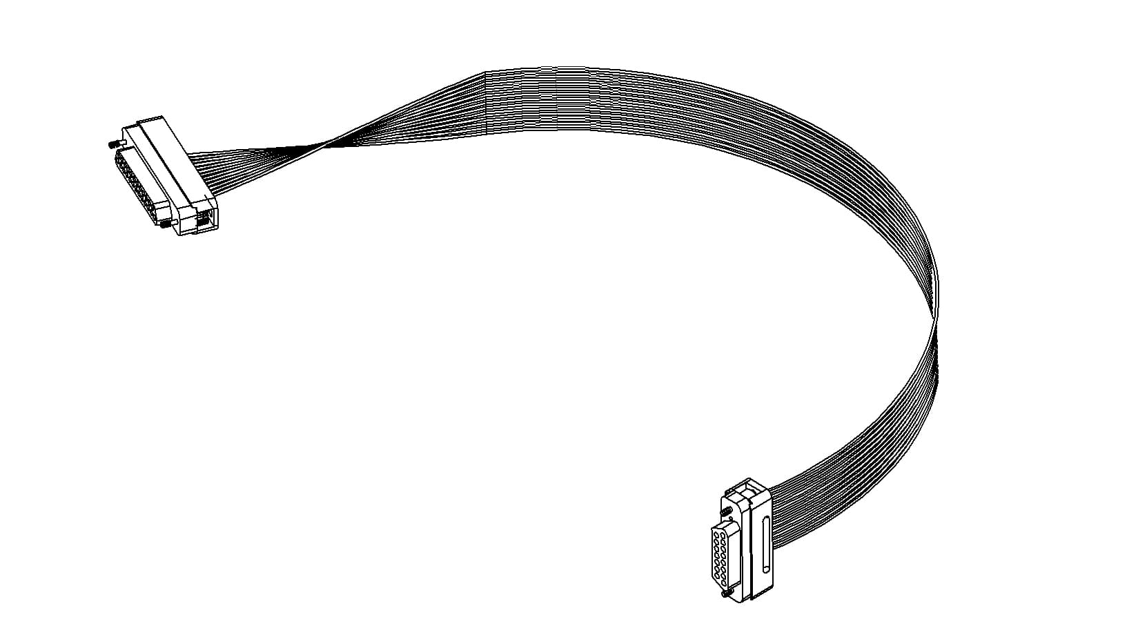 CONNECTOR-CONNECTOR, TYPE-D, IN-VACUUM, 15 PIN, FEMALE, 19" 제품 이미지