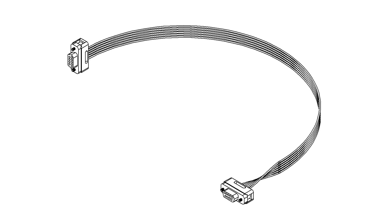 CONNECTOR-CONNECTOR, TYPE-D, IN-VACUUM, 9 PIN, FEMALE, 19" 제품 이미지