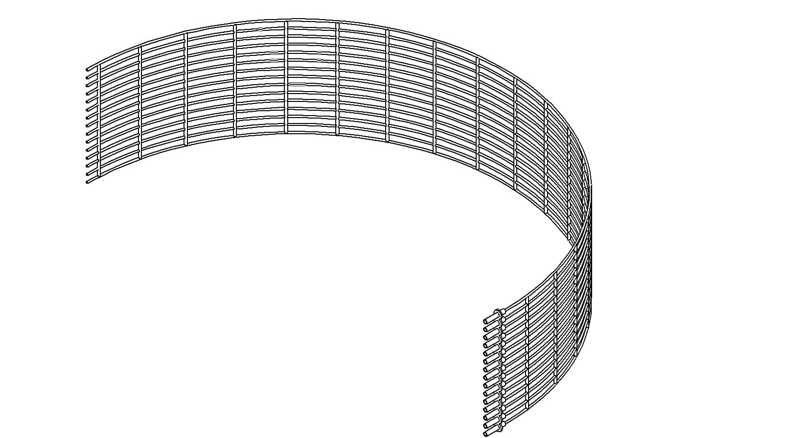 CONTACT-CABLE, TYPE-D, IN-VACUUM, 15 PIN, FEMALE, 19"
