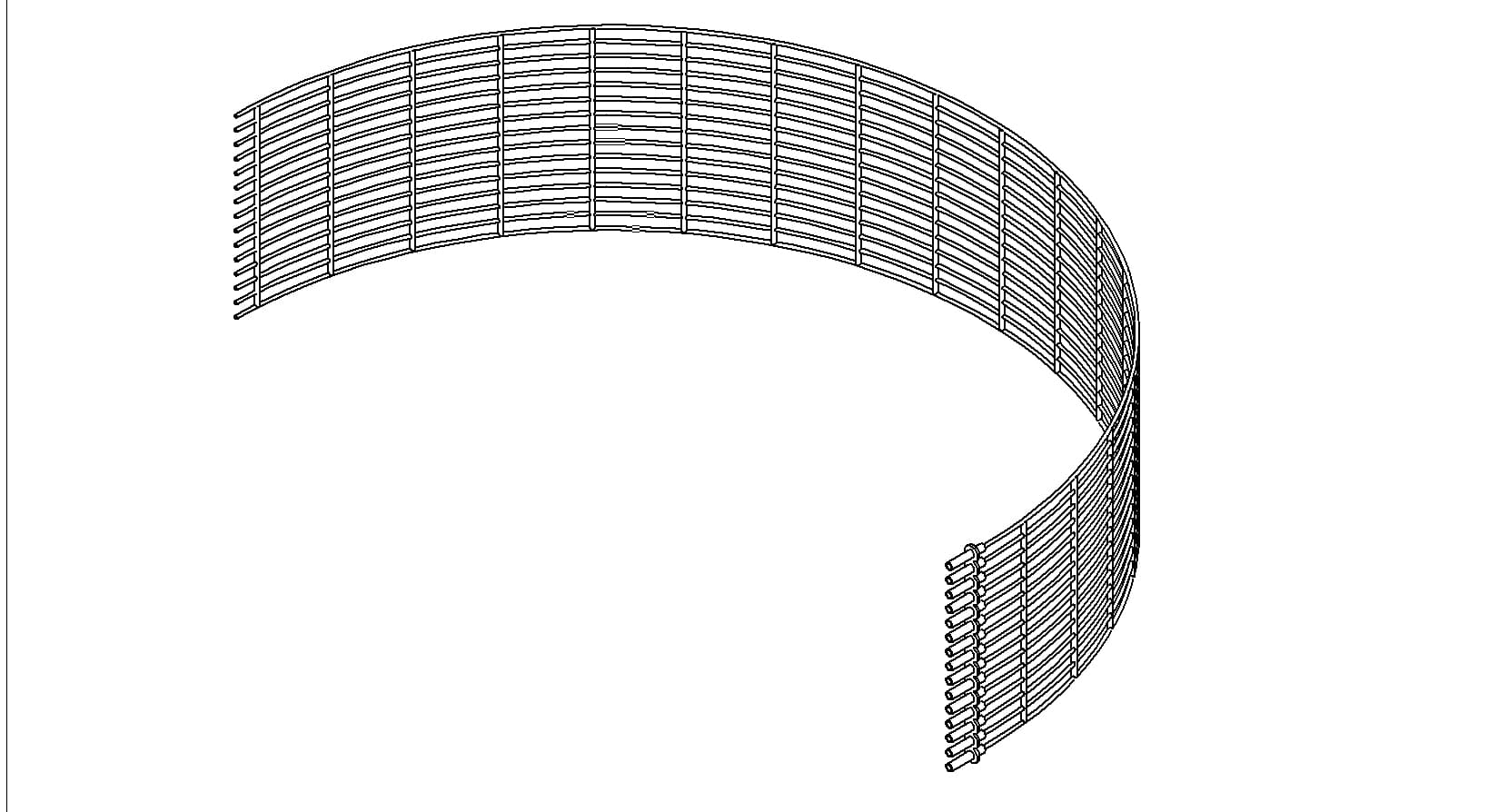 CONTACT-CABLE, TYPE-D, IN-VACUUM, 15 PIN, FEMALE, 39" 제품 이미지
