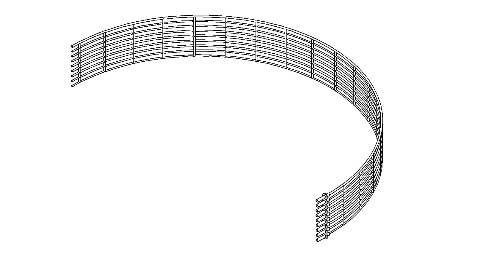 CONTACT-CABLE, TYPE-D, IN-VACUUM, 9 PIN, FEMALE, 19" 제품 이미지