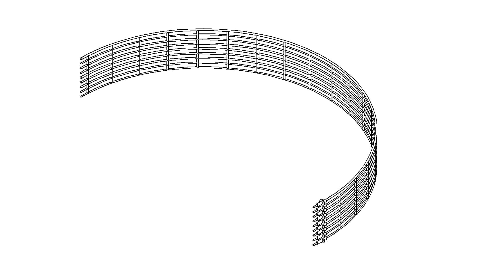 CONTACT-CABLE, TYPE-D, IN-VACUUM, 9 PIN, MALE, 19" 제품 이미지