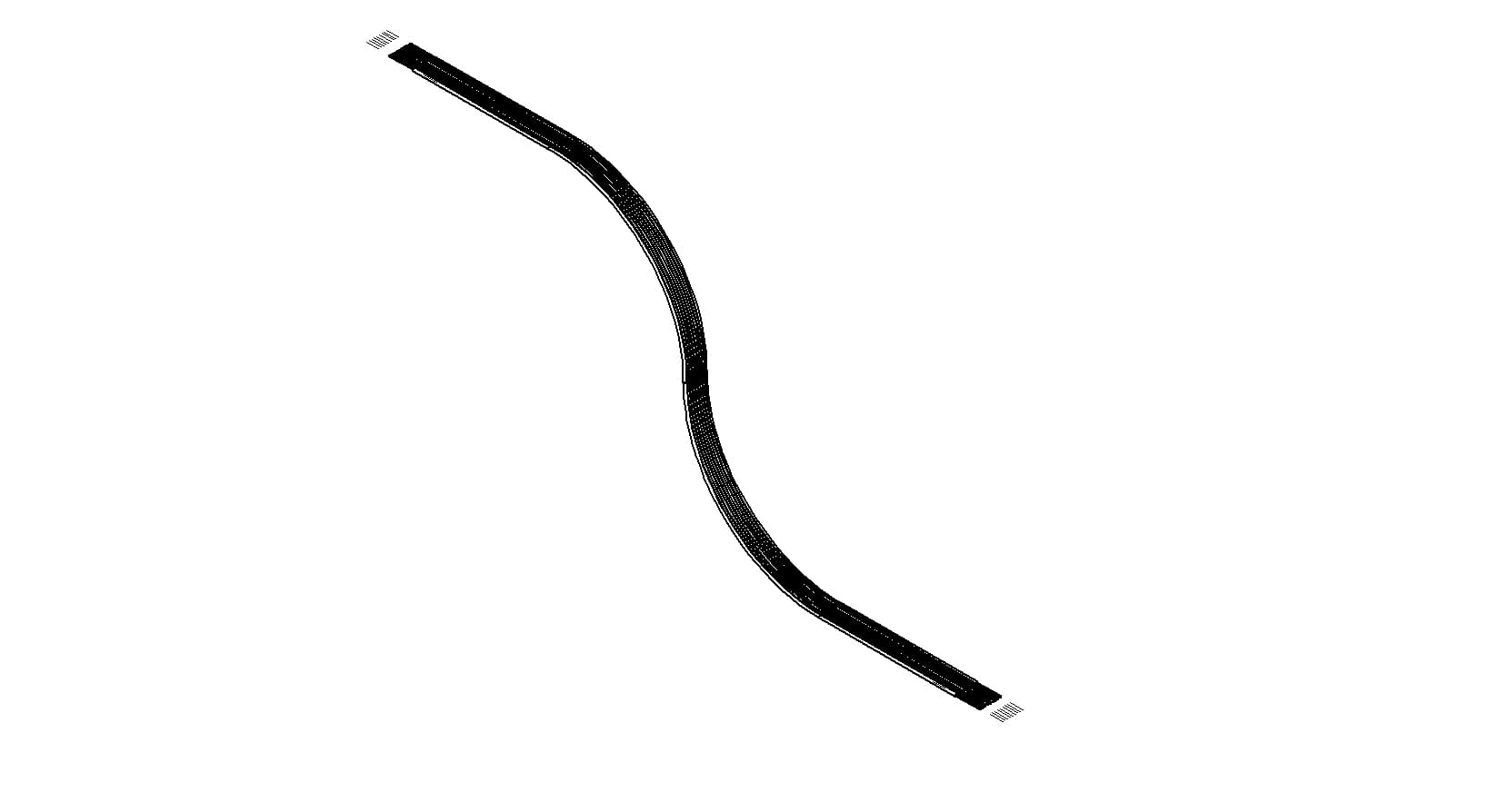 RIBBON CABLE, TYPE-D, IN-VACUUM, 9 WIRE, 39"