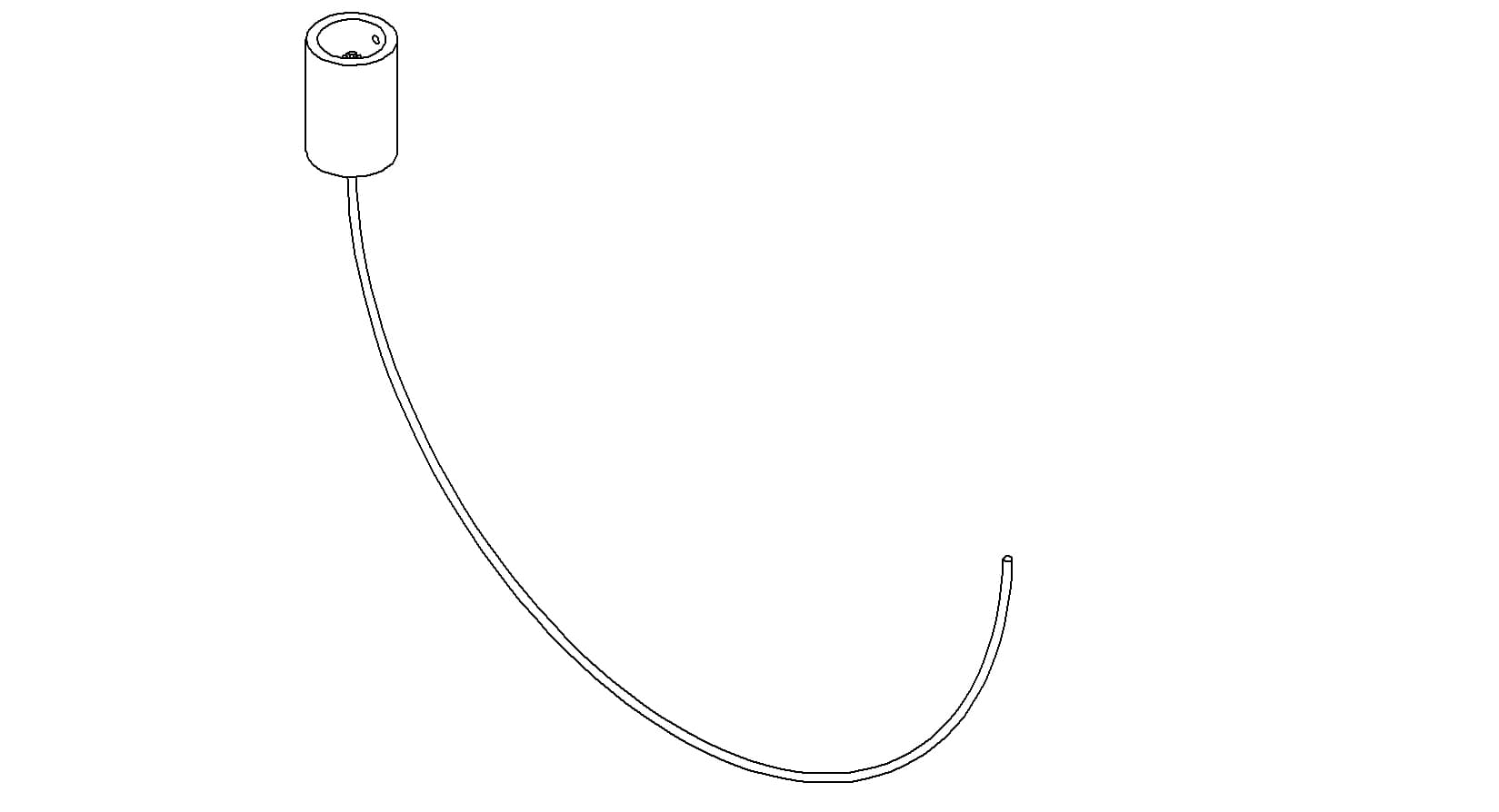 COAXIAL CONNECTOR-CABLE, FLOATING SHIELD MHV, 19"