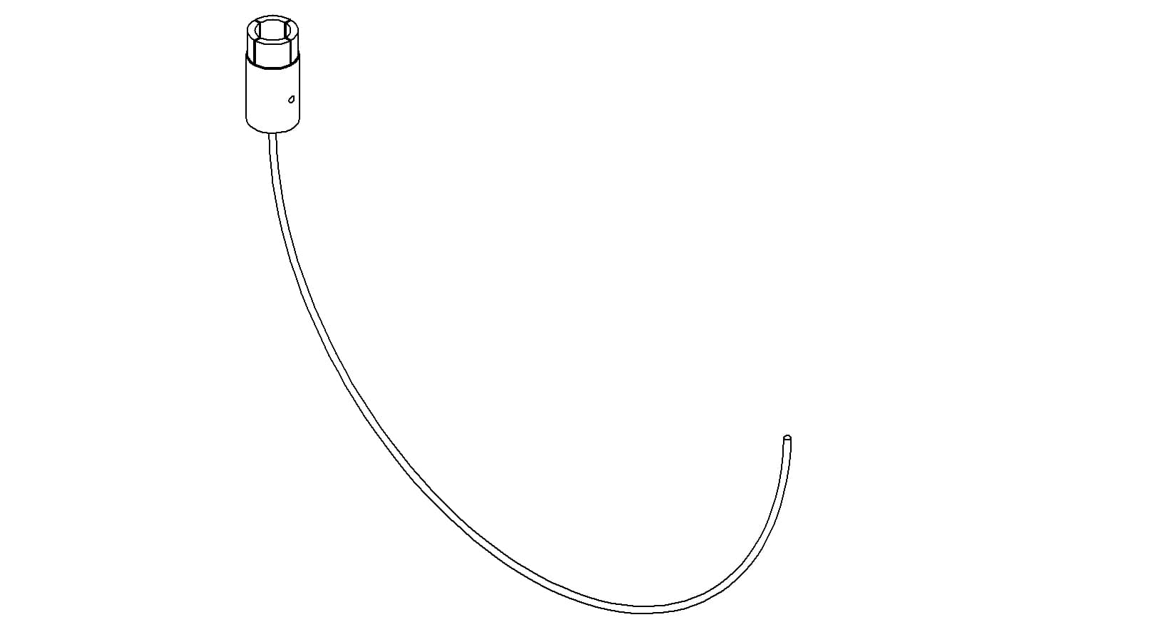 COAXIAL CONNECTOR-CABLE, GROUNDED SHIELD BNC, 39" 제품 이미지