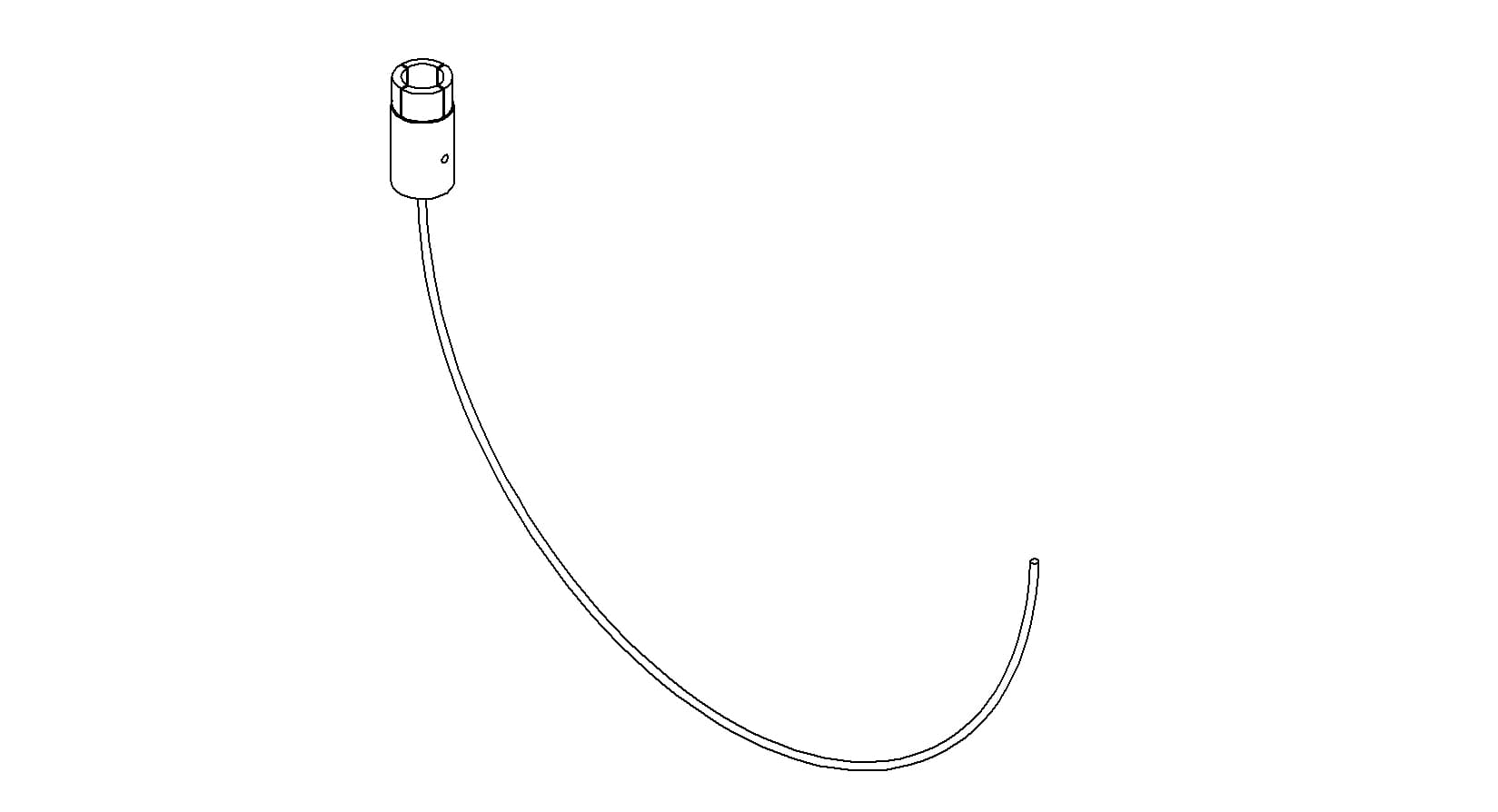 COAXIAL CONNECTOR-CABLE, GROUNDED SHIELD SMA, 19"
