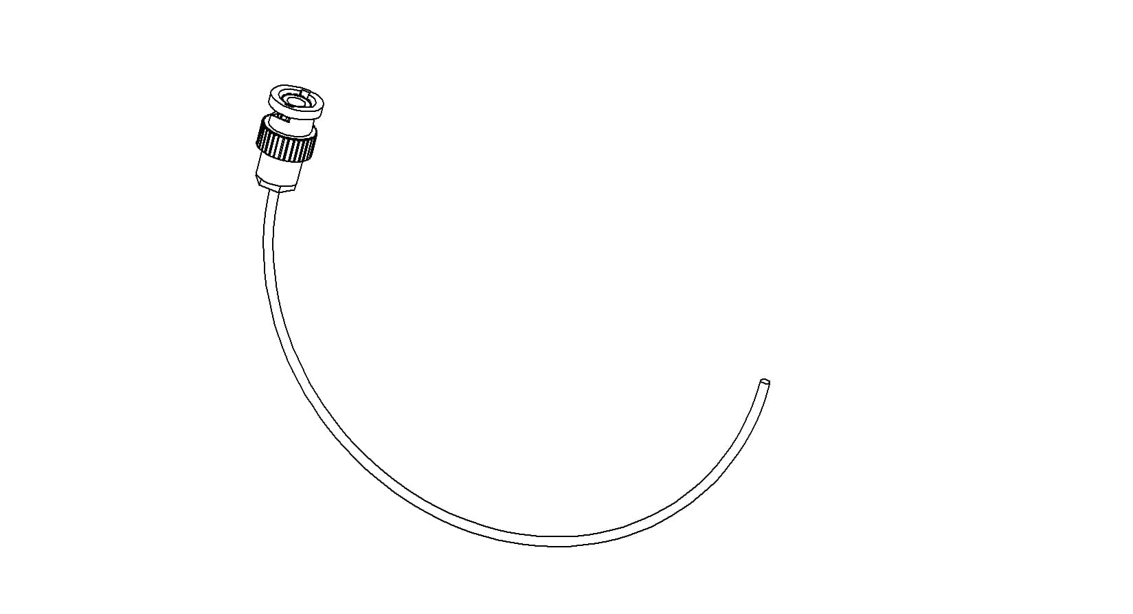 COAXIAL CONNECTOR-CABLE, MHV, 39"
