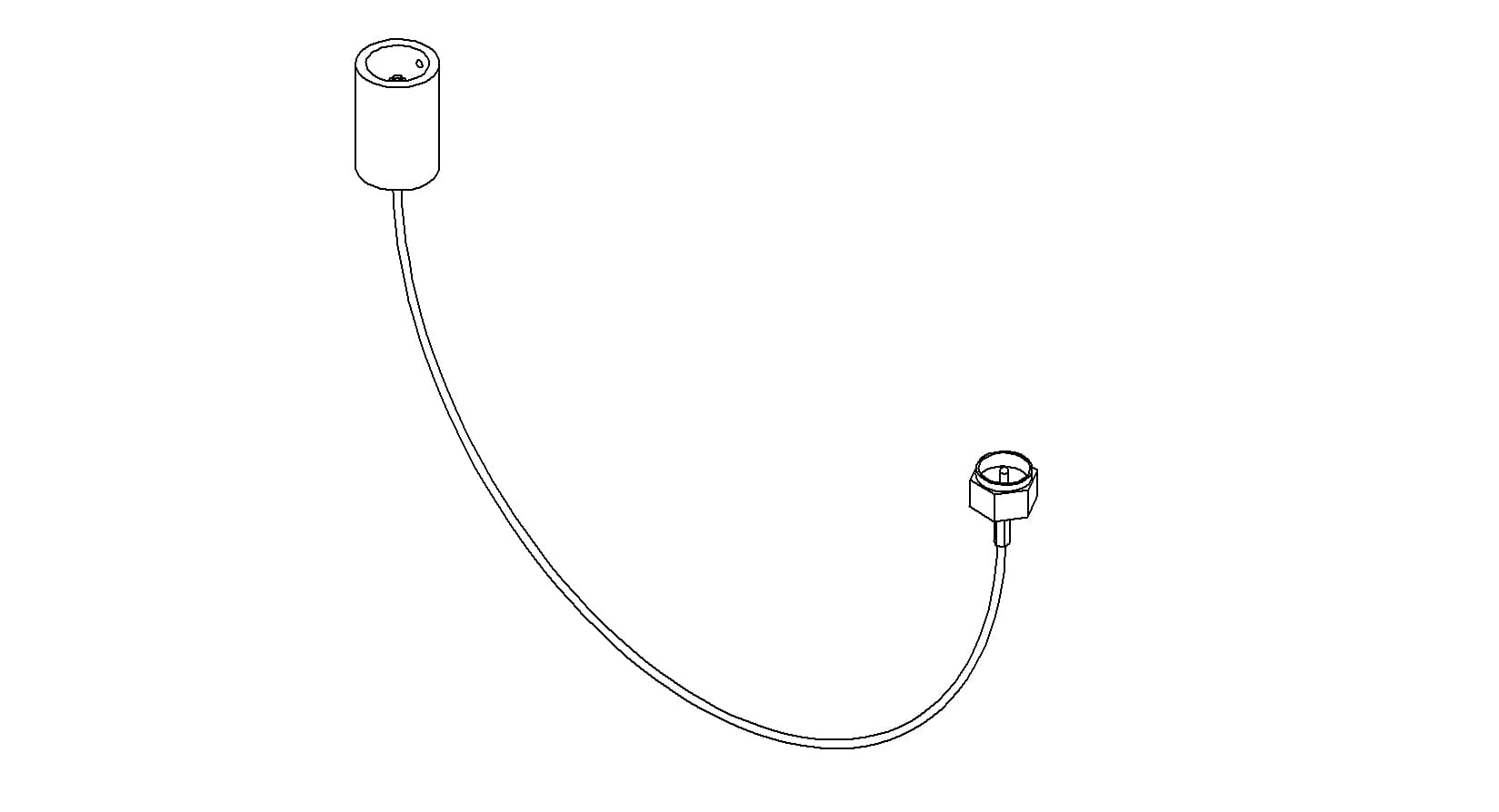 COAXIAL CONNECTOR-CONNECTOR, FLOATING SHIELD BNC - SMA MALE, 19"