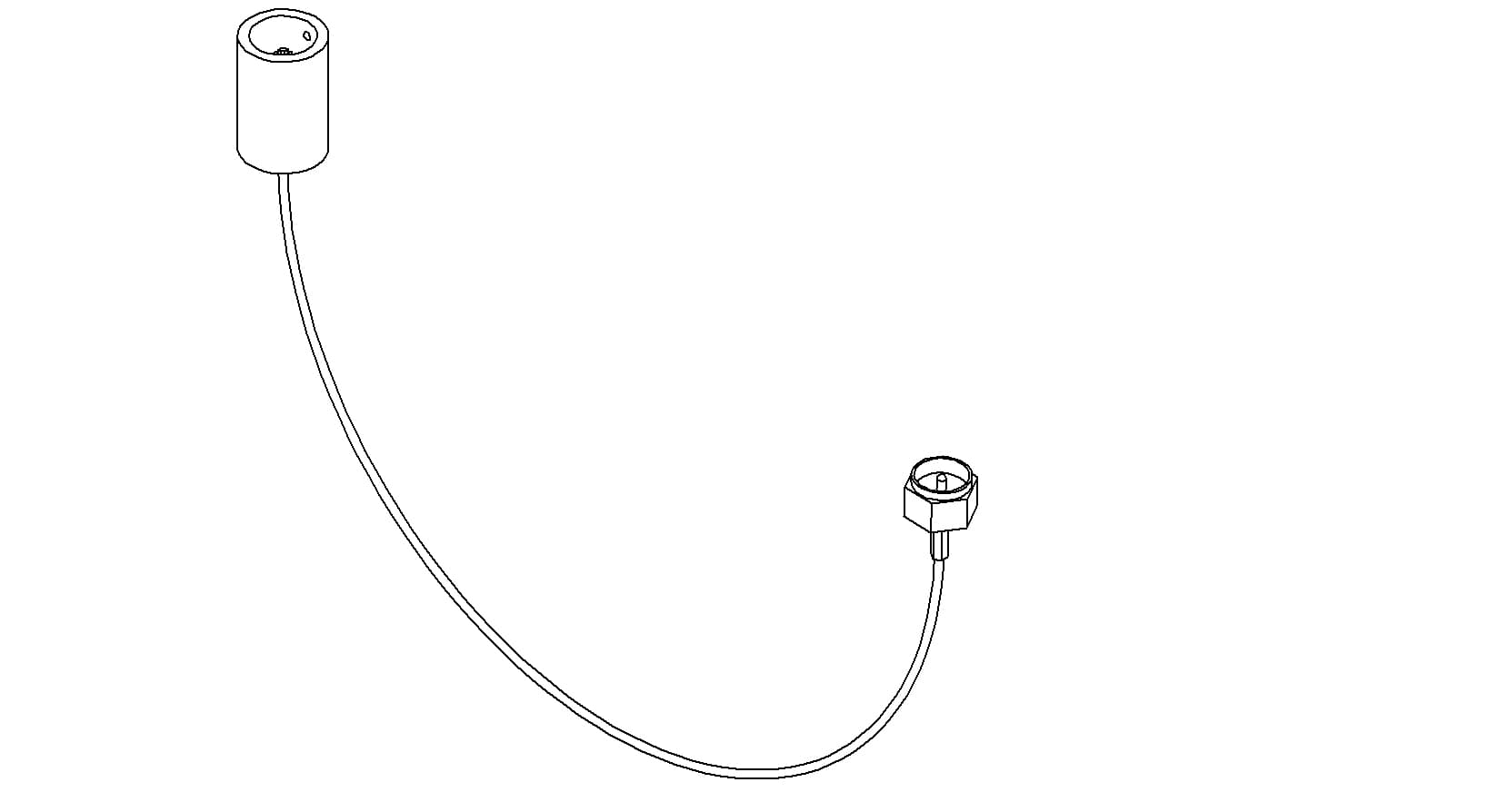 COAXIAL CONNECTOR-CONNECTOR, FLOATING SHIELD BNC - SMA MALE, 39"