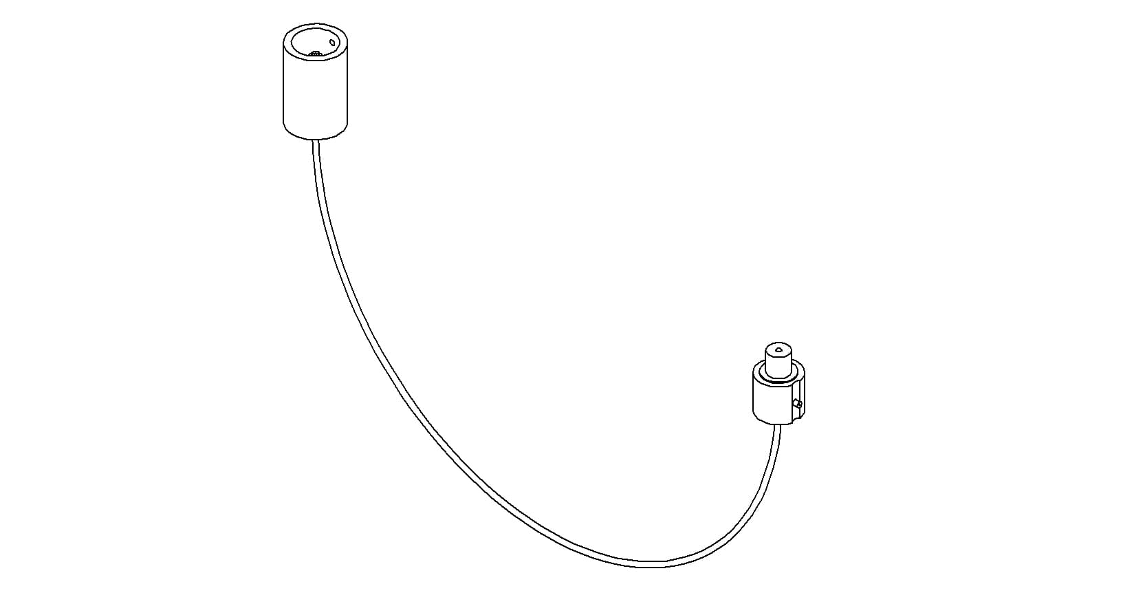 COAXIAL CONNECTOR-CONNECTOR, FLOATING SHIELD MHV - FEMALE CONTACT, 39" 제품 이미지
