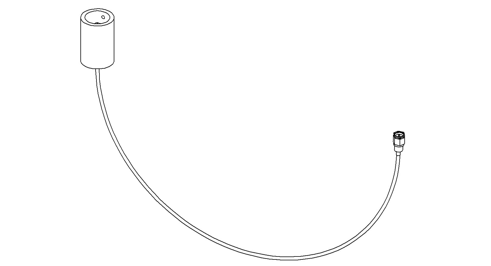 COAXIAL CONNECTOR-CONNECTOR, FLOATING SHIELD SMA - SMA MALE, 39" 제품 이미지