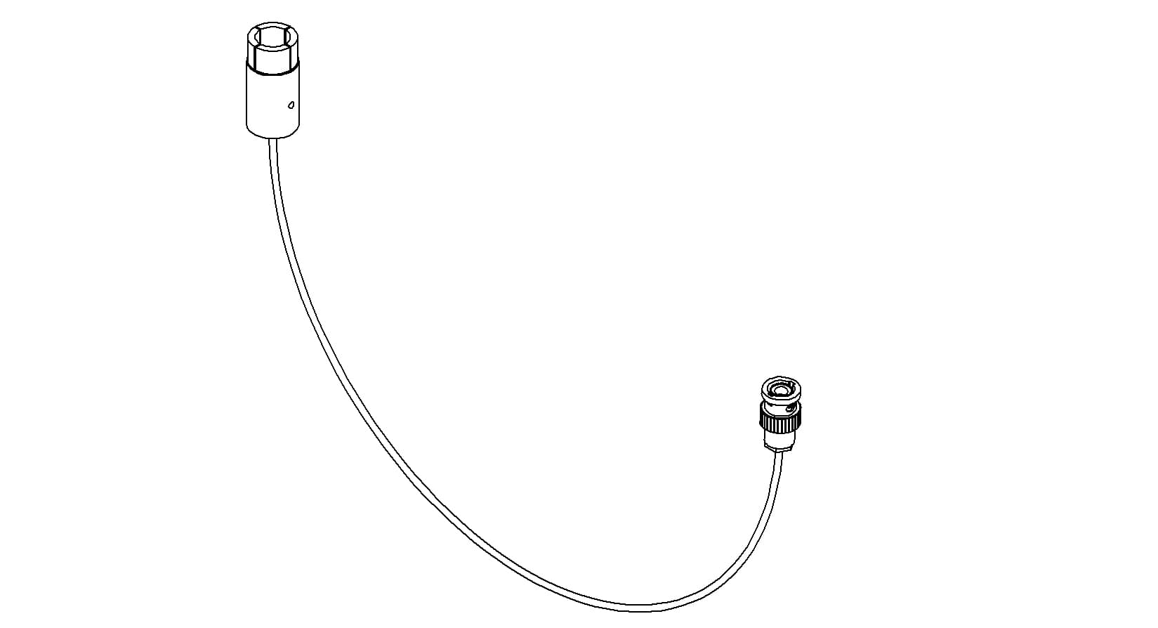 COAXIAL CONNECTOR-CONNECTOR, GROUNDED SHIELD BNC - BNC MALE, 19"