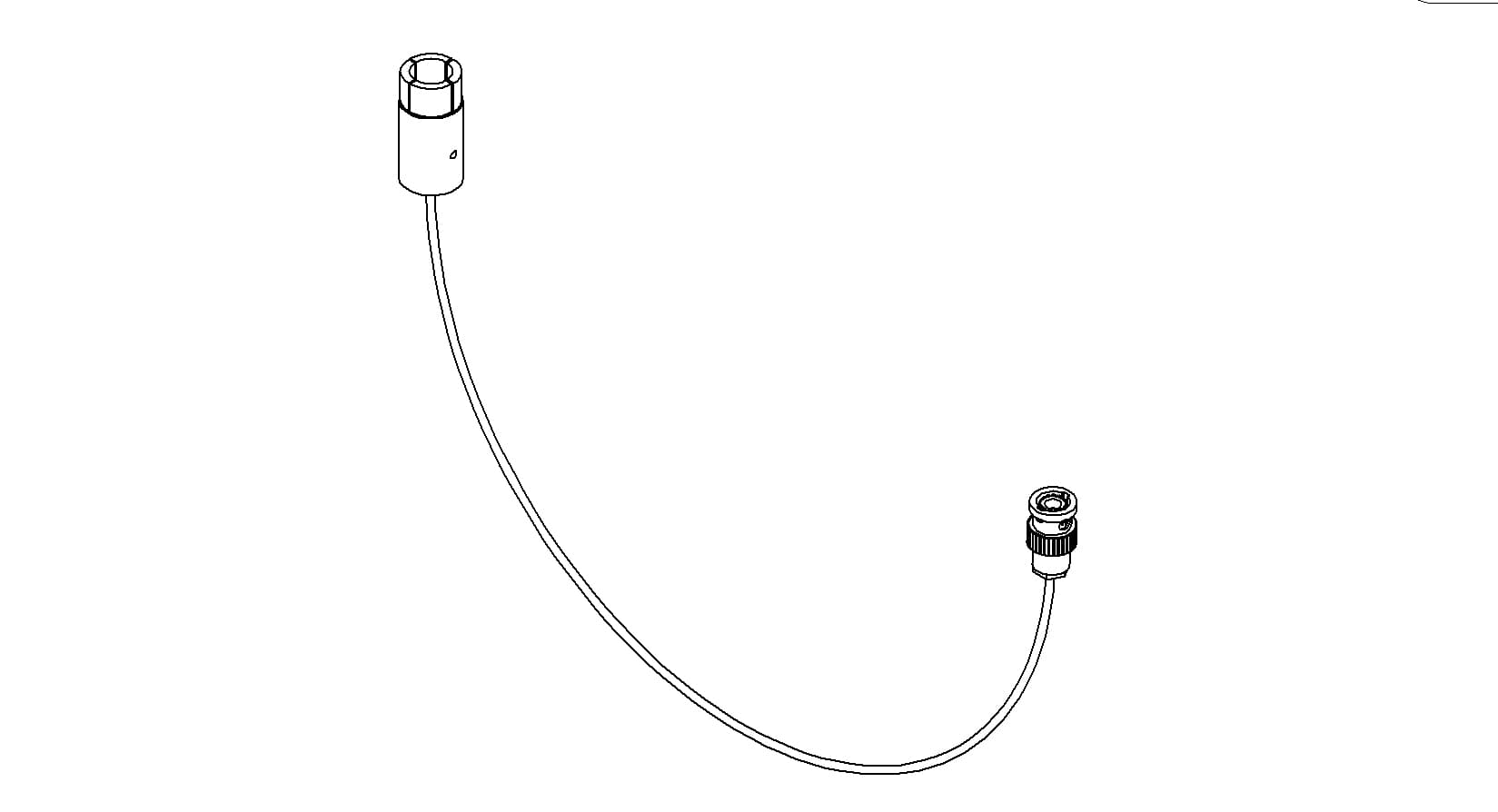 COAXIAL CONNECTOR-CONNECTOR, GROUNDED SHIELD BNC - BNC MALE, 39" 제품 이미지