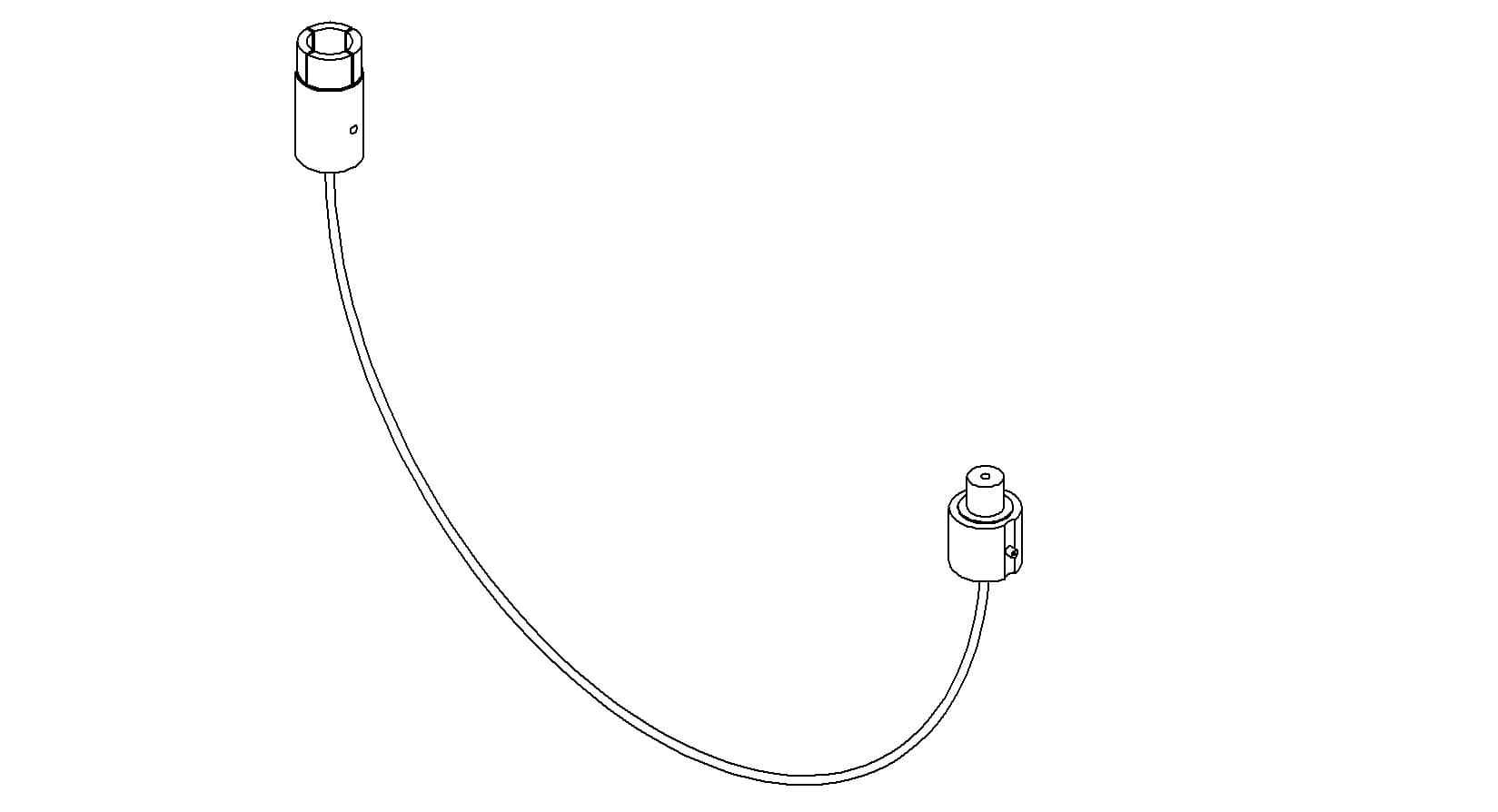 COAXIAL CONNECTOR-CONNECTOR, GROUNDED SHIELD BNC - FEMALE CONTACT, 19"