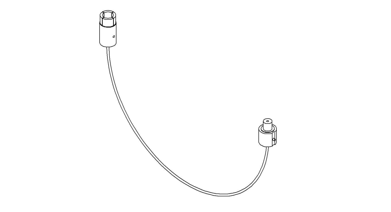 COAXIAL CONNECTOR-CONNECTOR, GROUNDED SHIELD BNC - FEMALE CONTACT, 39" 제품 이미지