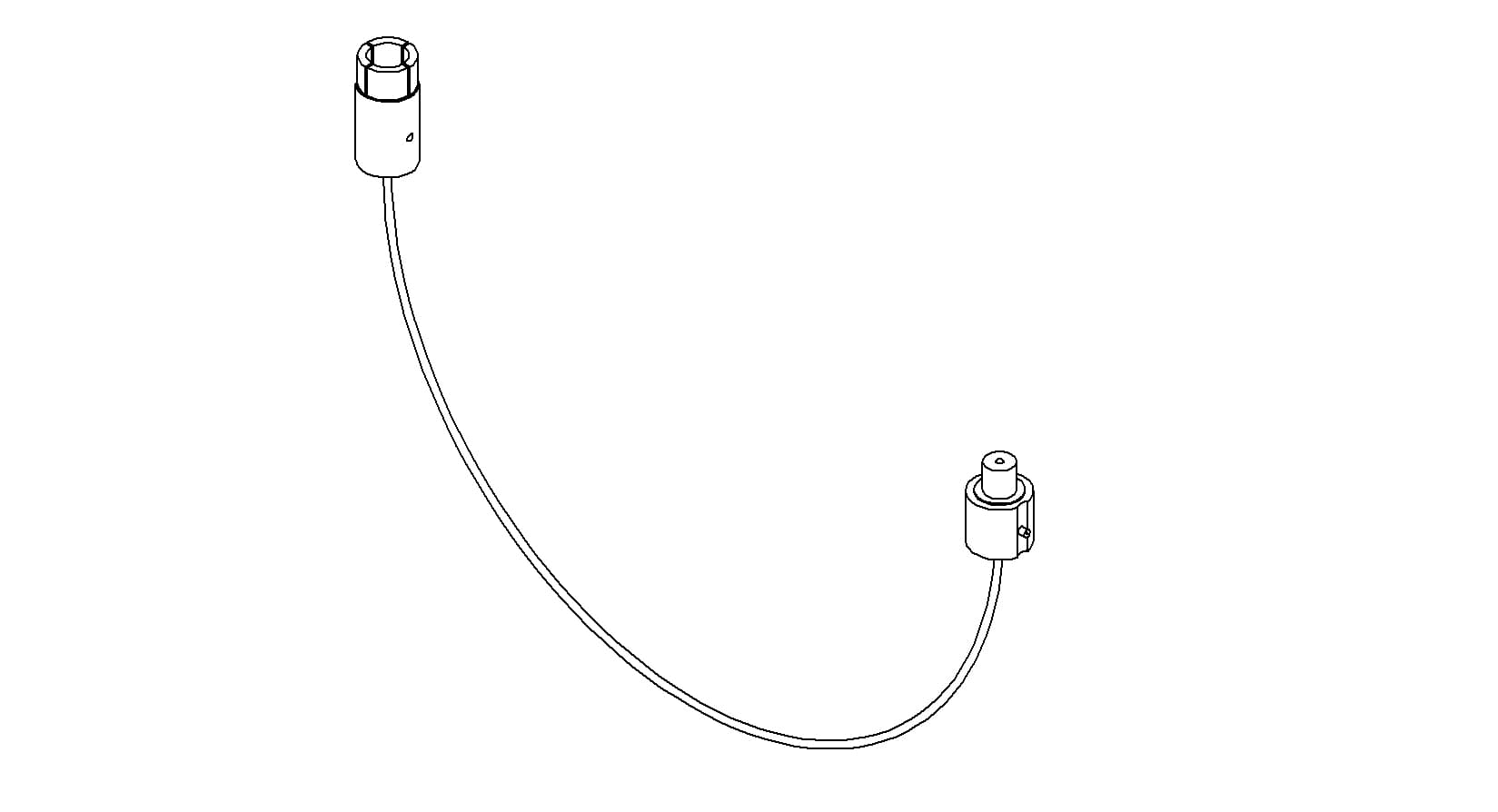 COAXIAL CONNECTOR-CONNECTOR, GROUNDED SHIELD SMA - FEMALE CONTACT, 19"
