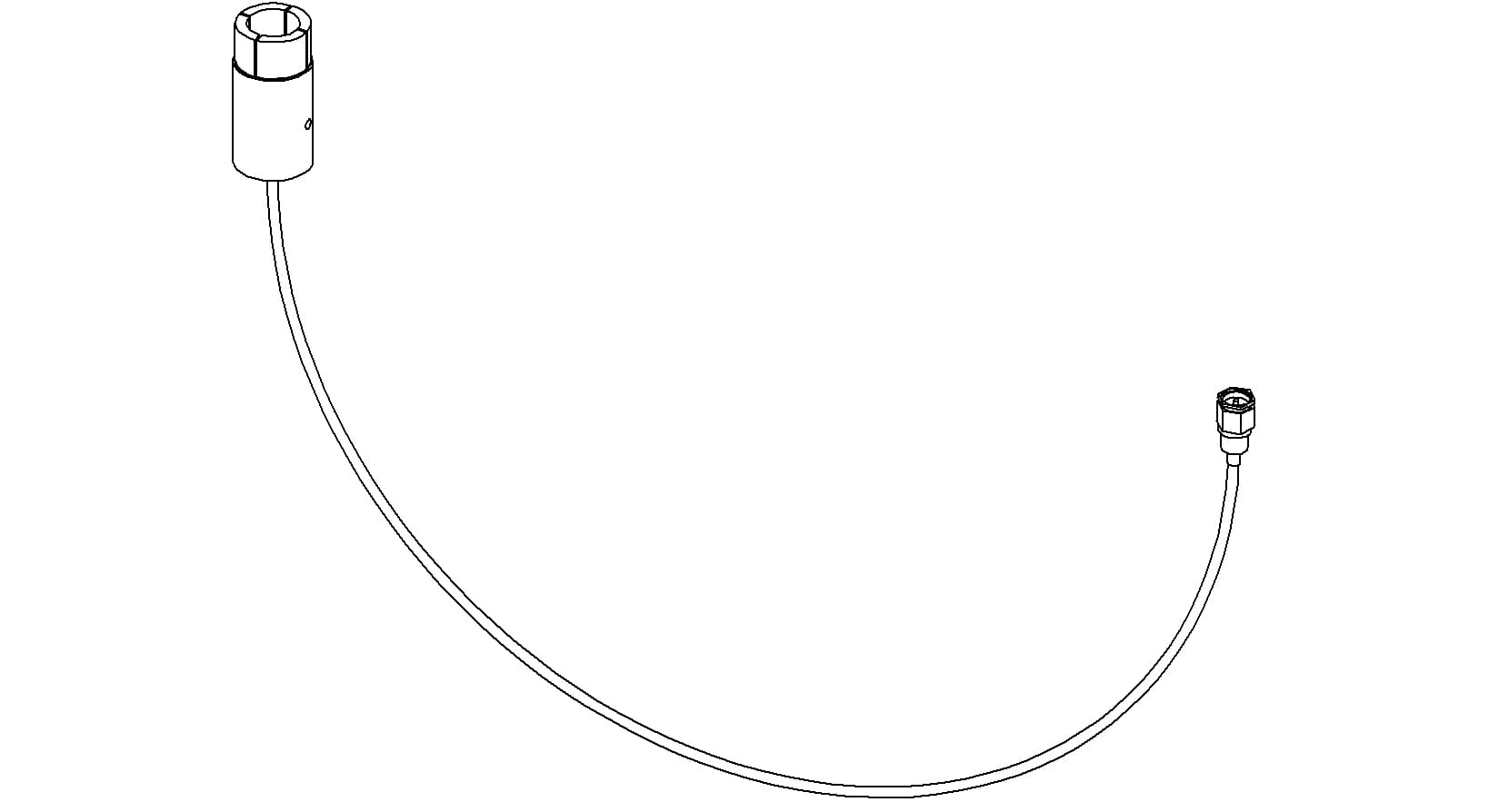 COAXIAL CONNECTOR-CONNECTOR, GROUNDED SHIELD SMA - SMA MALE, 39" 제품 이미지