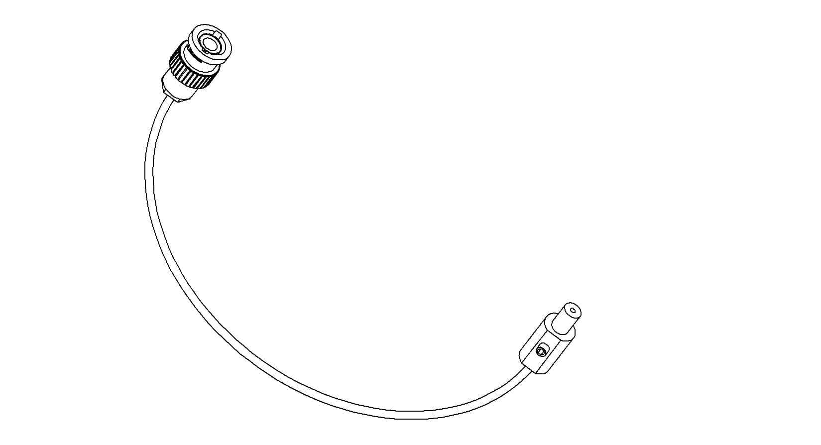 COAXIAL CONNECTOR-CONNECTOR, MHV - FEMALE CONTACT, 39"
