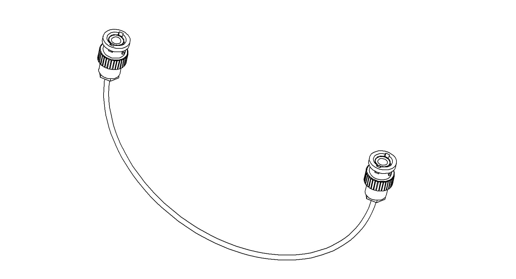 COAXIAL CONNECTOR-CONNECTOR, MHV - MHV MALE, 19" 제품 이미지