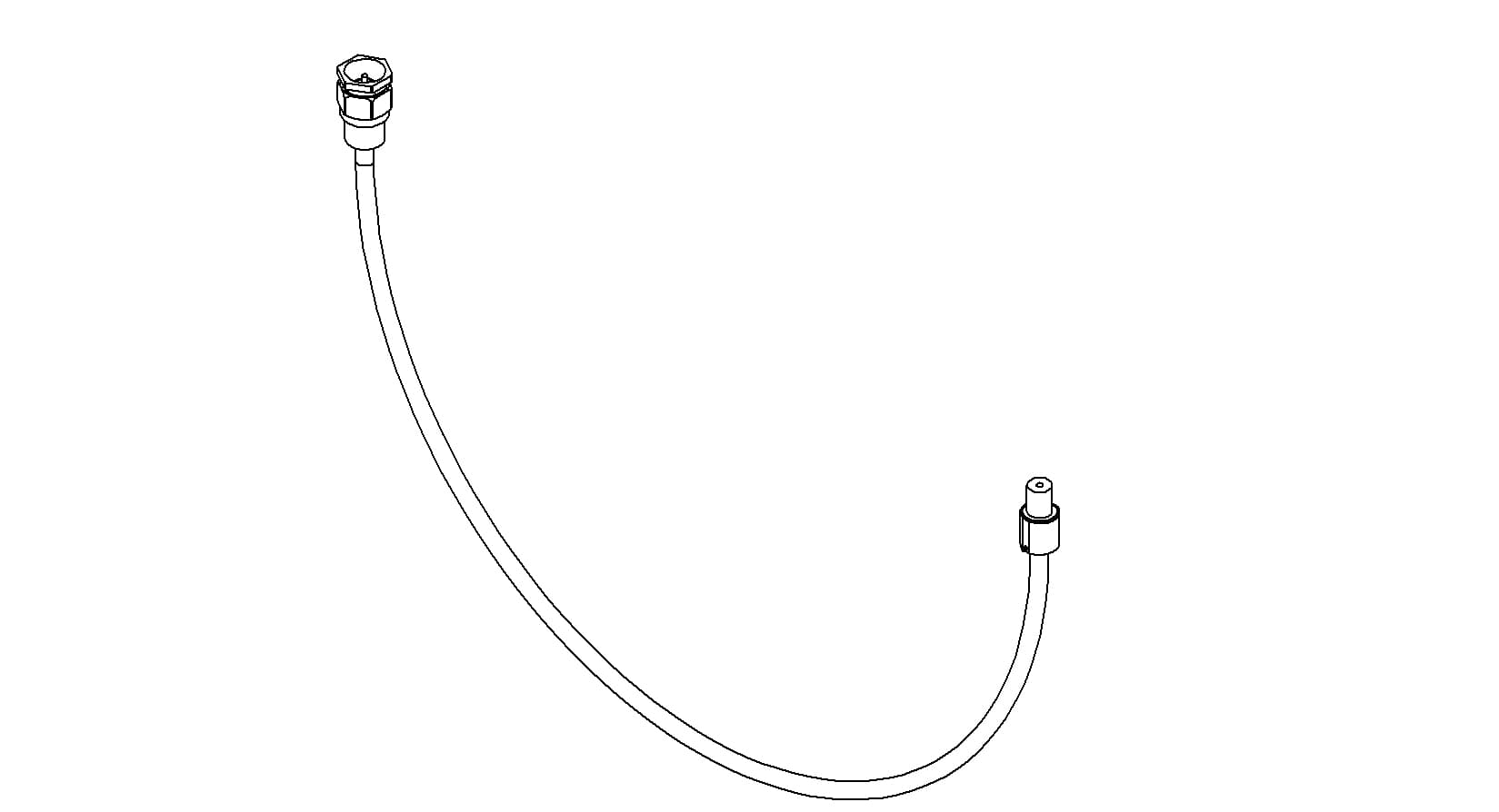 COAXIAL CONNECTOR-CONNECTOR, SMA - FEMALE CONTACT, 19"