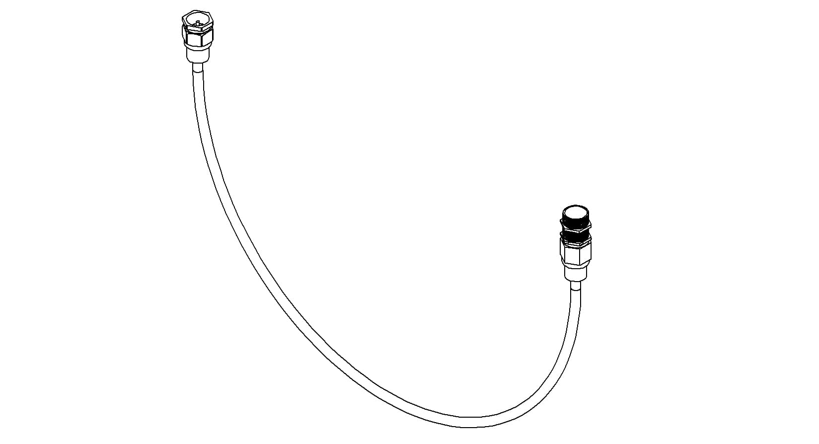 COAXIAL CONNECTOR-CONNECTOR, SMA - SMA FEMALE, 39" 제품 이미지
