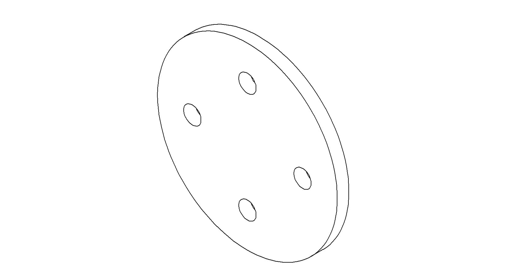 CERAMIC SPACER, ALUMINA, 4 PIN