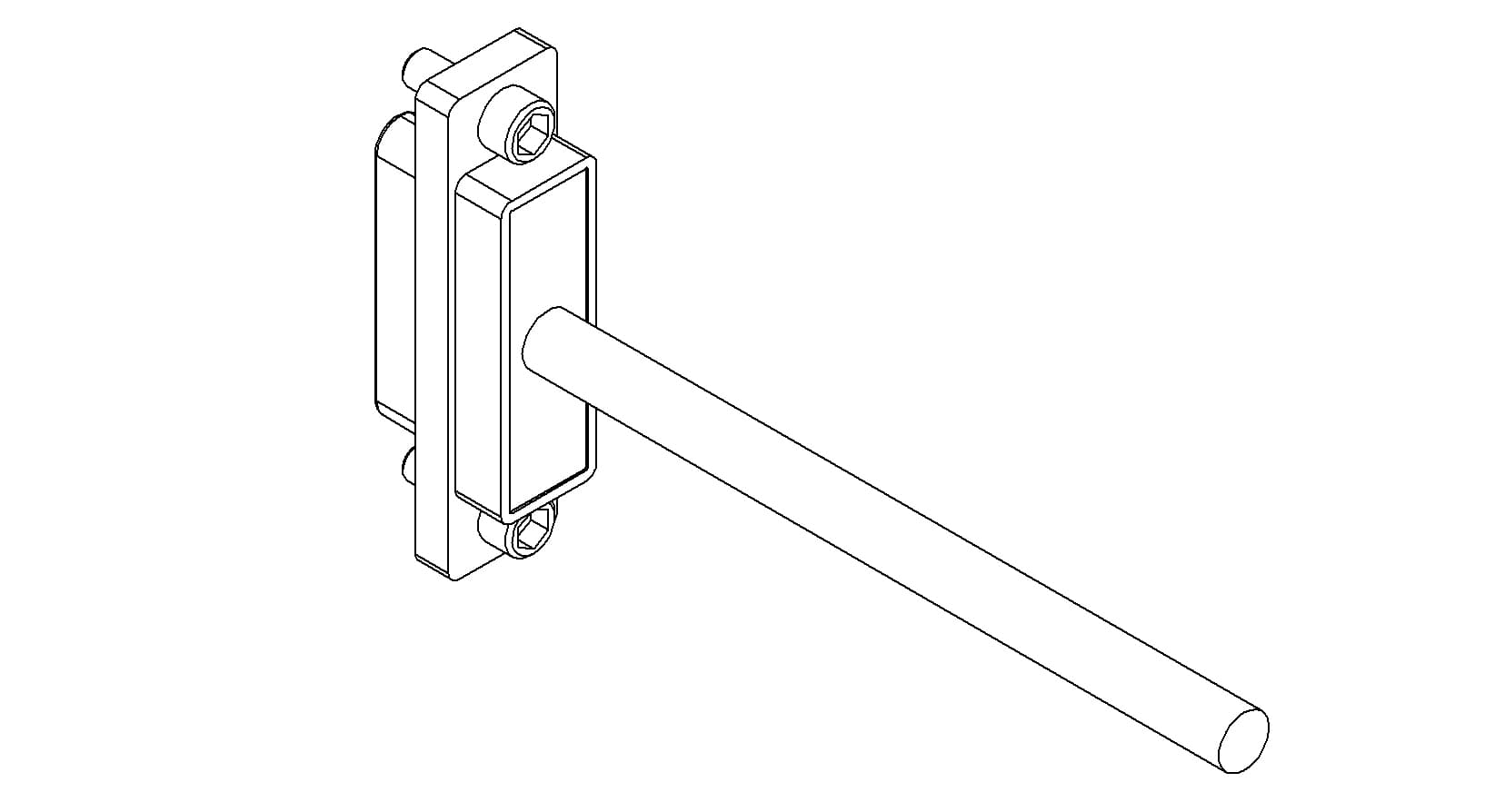 CONNECTOR, MICRO-D, AIR-SIDE, 37 PIN, CABLE