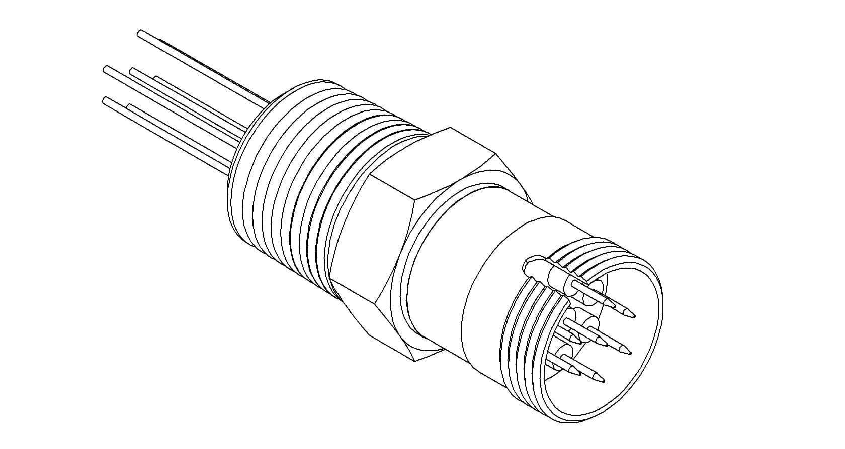 MULTIPIN, 7 PIN, 500V, 3.5A, 1/2 NPT 제품 이미지