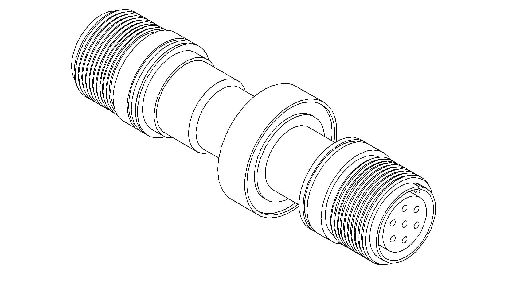 MULTIPIN, DOUBLE ENDED, 7 PIN, 12KV, 7.5A, WELD 제품 이미지