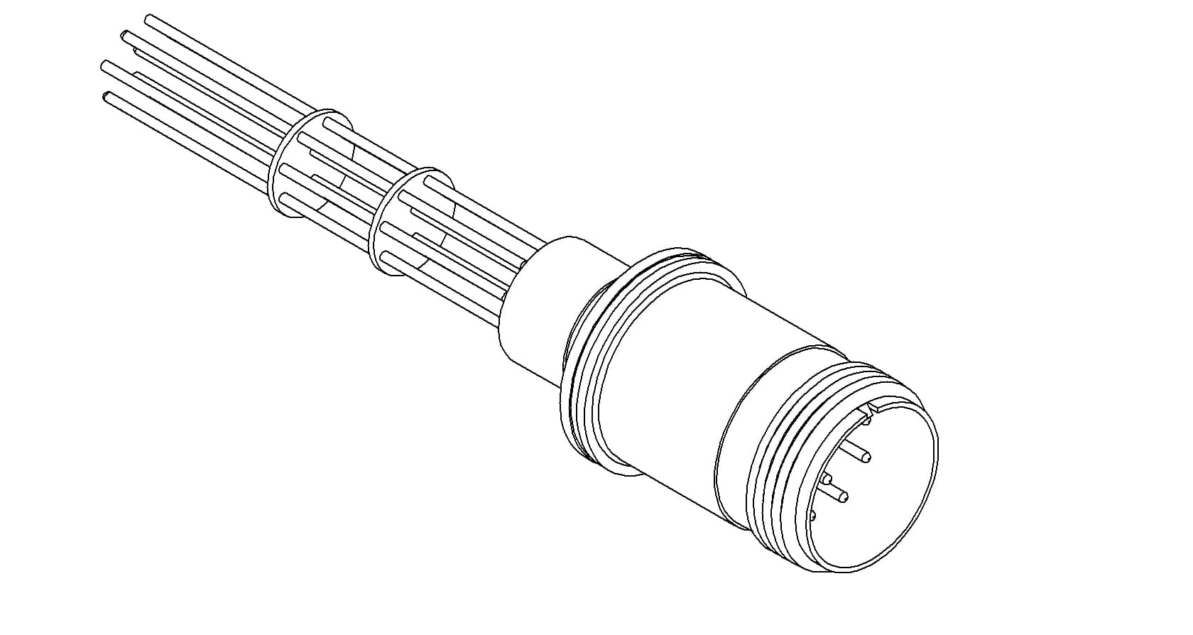 THERMOCOUPLE, TYPE J, 5 PAIR, MS CONNECTOR, WELD 제품 이미지