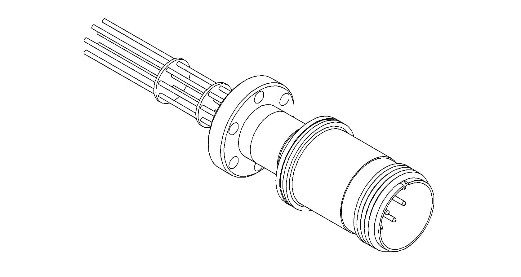 THERMOCOUPLE, TYPE K, 5 PAIR, MS CONNECTOR, 133CF