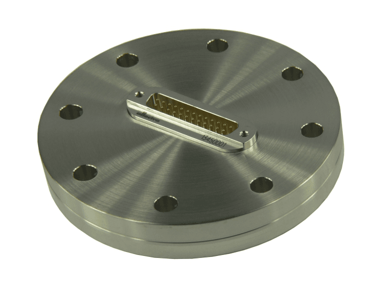 DN63CF FLANGE, SUB-D 25-WAY FEEDTHROUGH, UHV