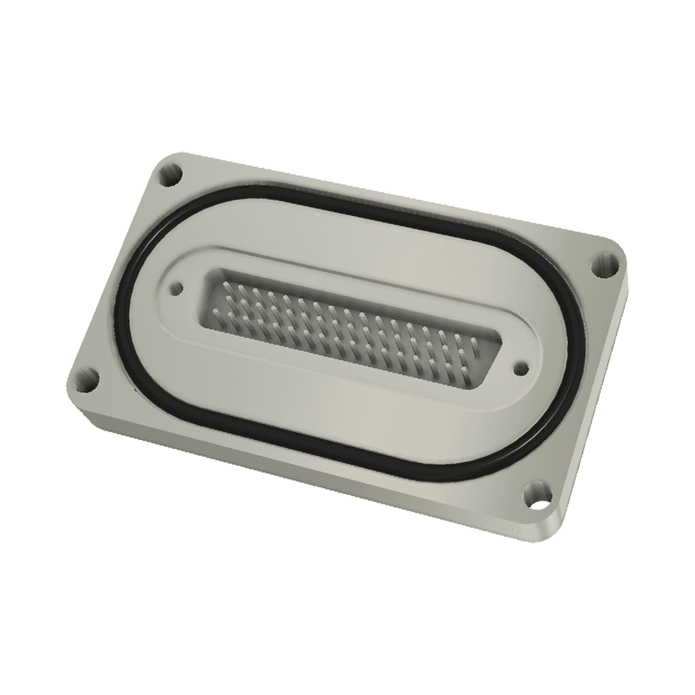BASE PLATE 50 PIN SUB-D FEEDTHROUGH, O-RING SEALED (HIGH VACUUM ONLY) 대표 이미지