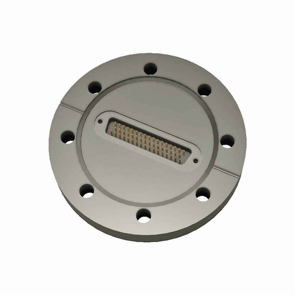 DN63CF FLANGE, SUB-D 50-WAY NON-MAGNETIC FEEDTHROUGH, UHV 제품 이미지