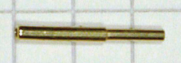 CRIMP FEMALE PINS, 0.5mm MAX ID, GOLD PLATED COPPER ALLOY, PACK OF 10