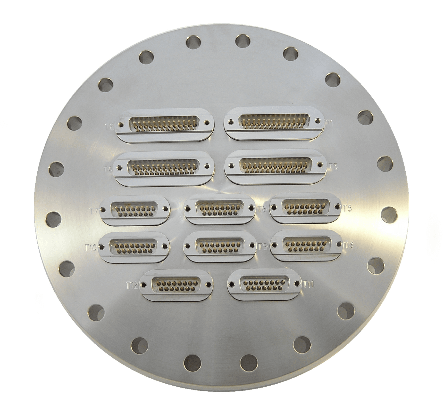DN100CF FLANGE, 2 x SUB-D 37-WAY FEEDTHROUGH, UHV 제품 이미지