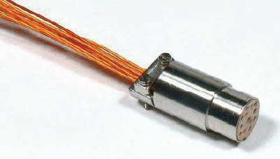CM TYPE KAPTON BRAIDED CABLE, 19 WAY, CM TO OPEN END,WITH STRAIN RELIEF, 0.25mm LONG 제품 이미지
