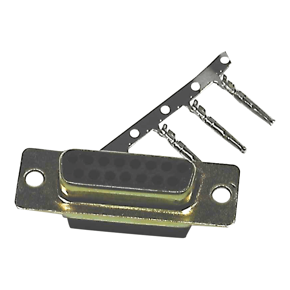 SUB-D 50-WAY AIR SIDE THERMOCOUPLE FEMALE SOCKET, FITS K-TYPE PINS