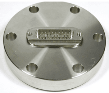 DN100CF FLANGE, 2 x SUB-D 78-WAY HIGH DENSITY FEEDTHROUGHS 제품 이미지
