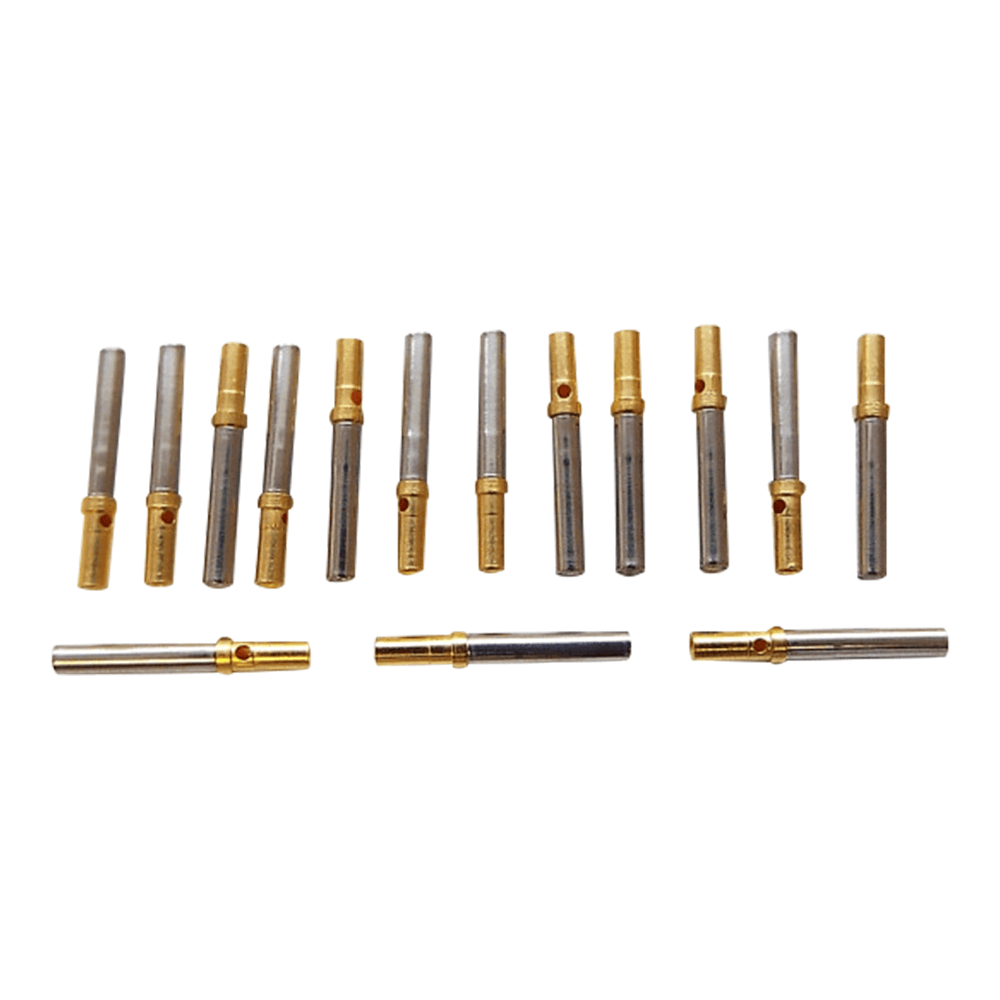CRIMP PINS FOR SUB-D SOCKETS, HV/UHV, FEMALE, HIGH CURRENT, PACK OF 10