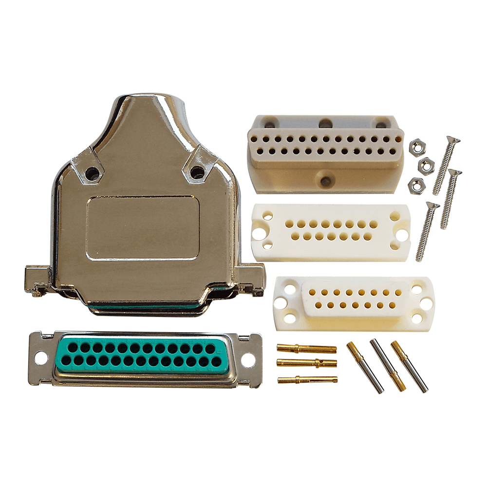 SUB-D 50-WAY AIR SIDE SOCKET, FEMALE, HIGH CURRENT