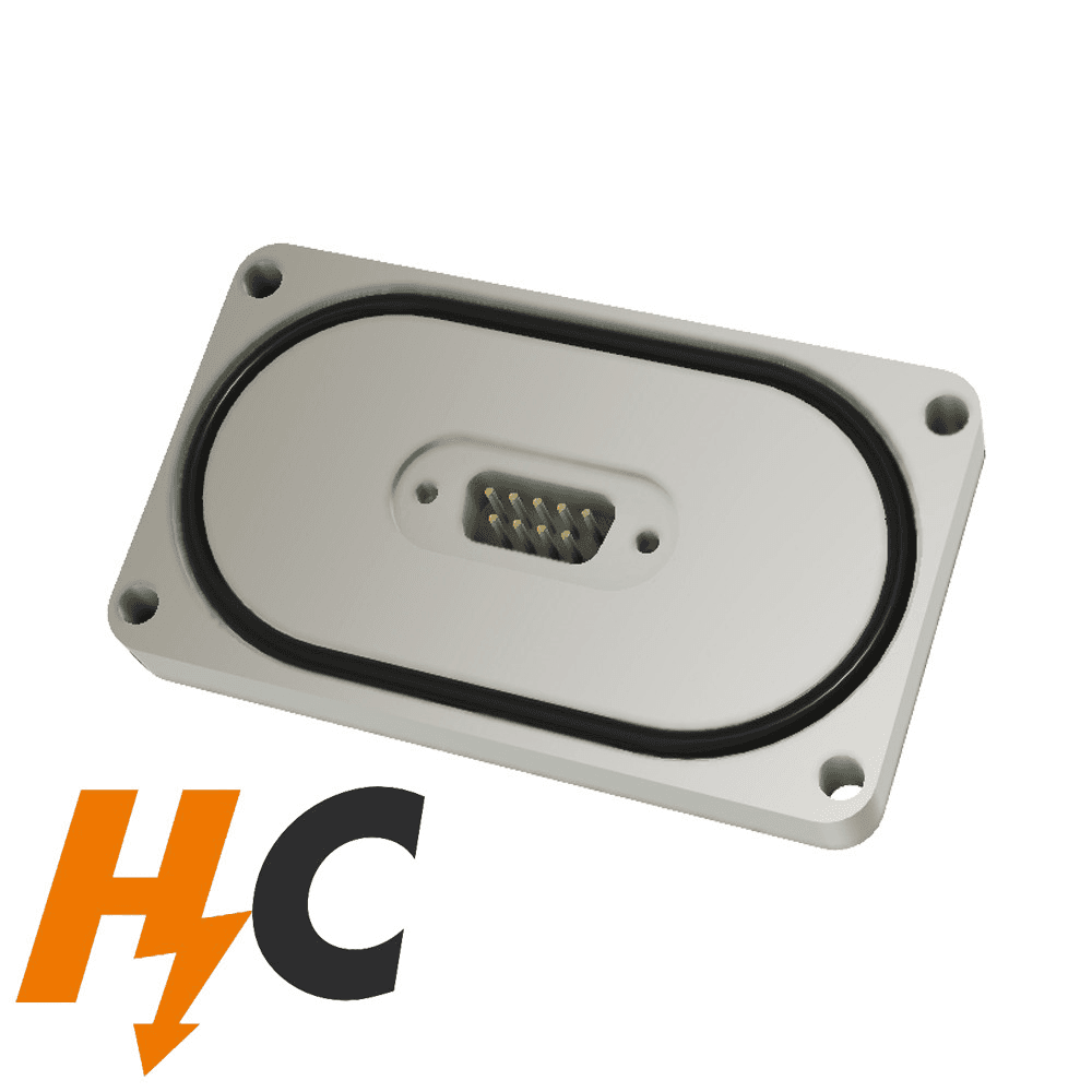 BASE PLATE 15 PIN SUB-D FEEDTHROUGH, HIGH CURRENT VERSION,O-RING SEALED (HIGH VACUUM ONLY) 제품 이미지