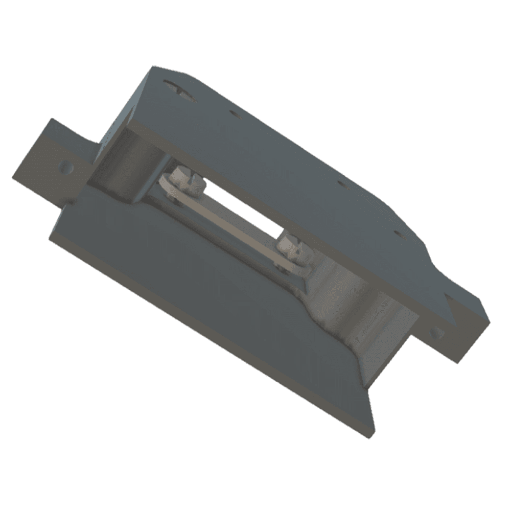 SUB-D 37-WAY UHV SOCKET HOUSING, INCLUDES STRAIN RELIEF AND FIXING SCREWS
