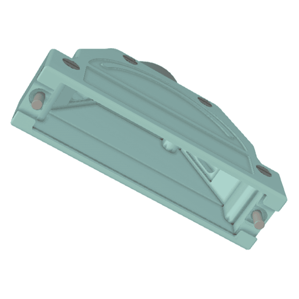 SUB-D 50-WAY HV SOCKET HOUSING, INCLUDES STRAIN RELIEF AND FIXING SCREWS