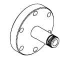 COAXIAL, TYPE-N, 1 PIN, GROUNDED SHIELD, 133CF, NO CONNECTOR