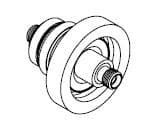 COAXIAL, SMA, 50 OHM, 1 PIN, FLOATING SHIELD, DOUBLE-ENDED, WELD, NO CONNECTOR